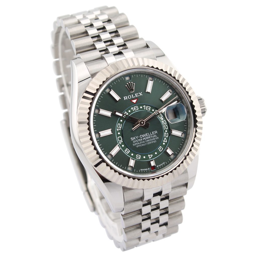 Sky-Dweller 336934 (Mint Green Dial) Jubilee Unworn — 4