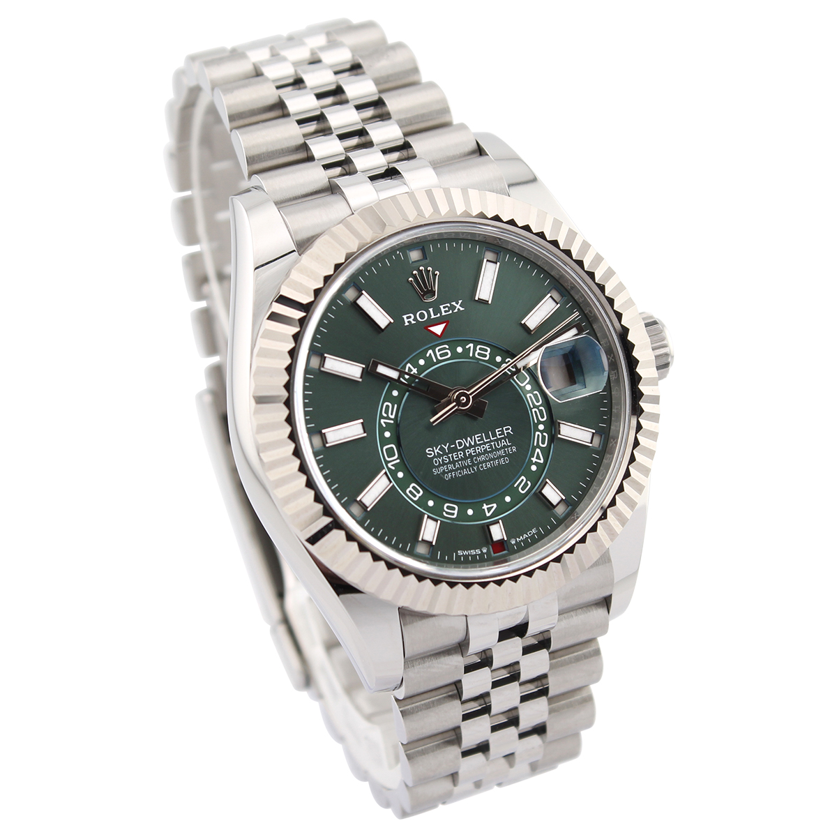 Sky-Dweller 336934 (Mint Green Dial) Jubilee Unworn — 4