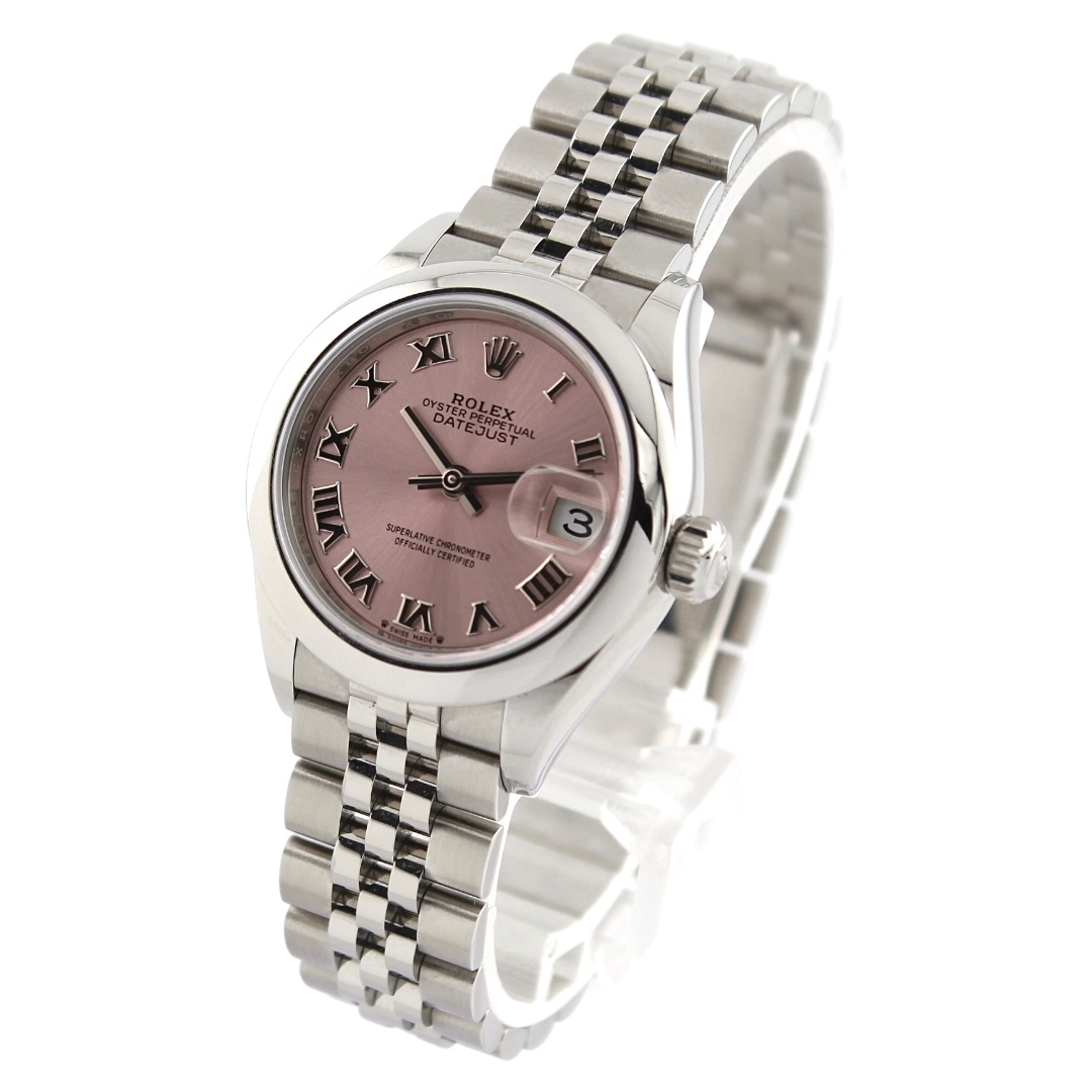 Lady Datejust 28 279160 (Pink Roman Numeral Dial) Jubilee — 2