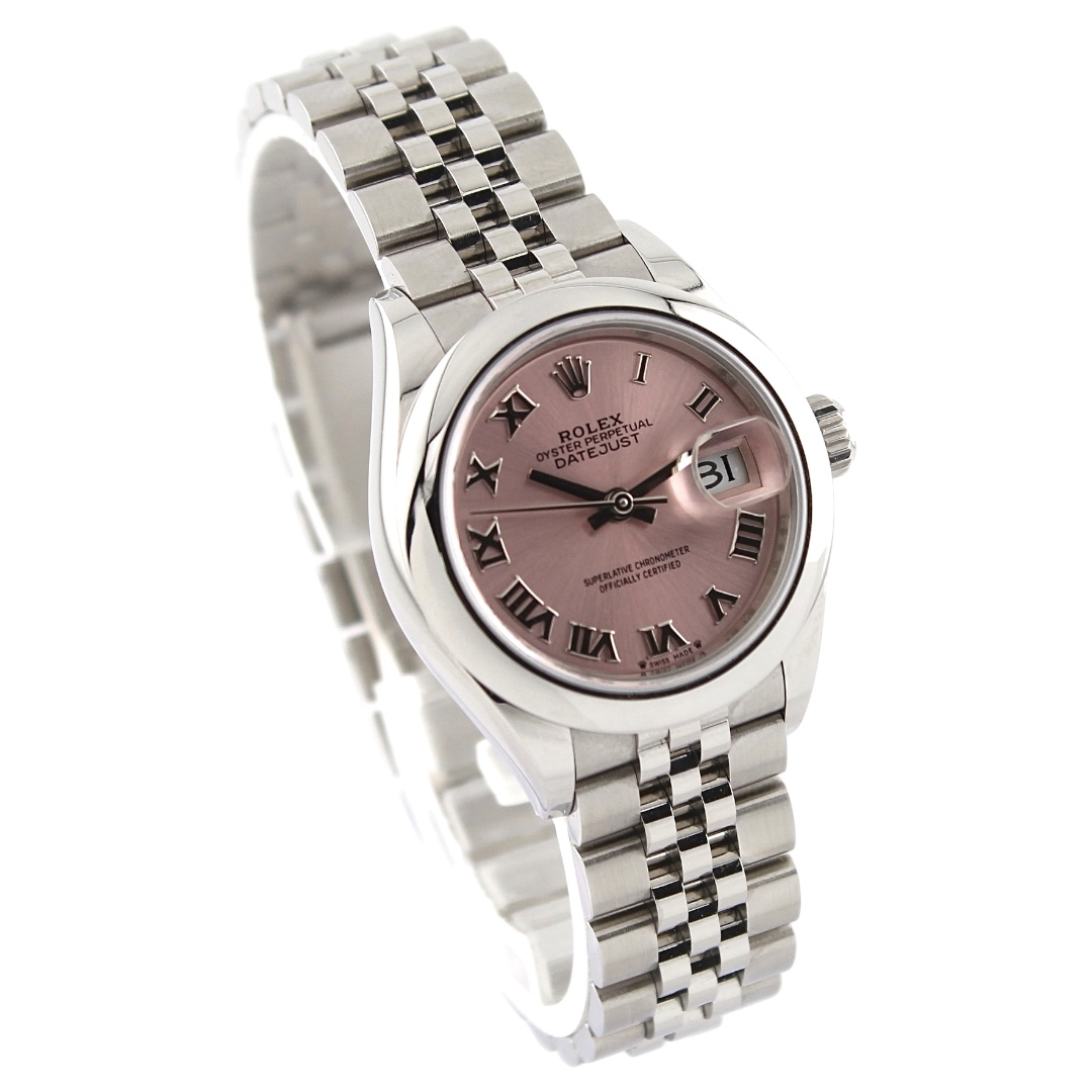 Lady Datejust 28 279160 (Pink Roman Numeral Dial) Jubilee — 4